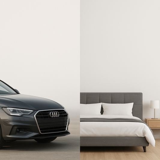 Du gibst 30.000 € fürs Auto aus – aber schläfst auf einer Matratze von Amazon?! 🤯