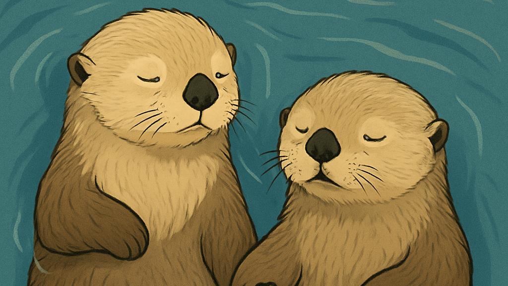 Otter: Die kuscheligsten Schlaf-Profis? 🦦